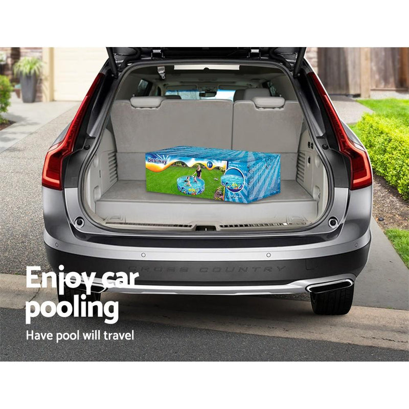 Bostin Life Bestway Swimming Pool Above Ground Kids Play Pools Inflatable Fun Odyssey Dropshipzone