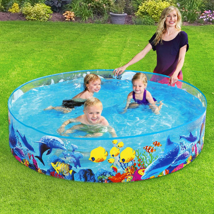 Bostin Life Bestway Swimming Pool Above Ground Kids Play Pools Inflatable Fun Odyssey Dropshipzone