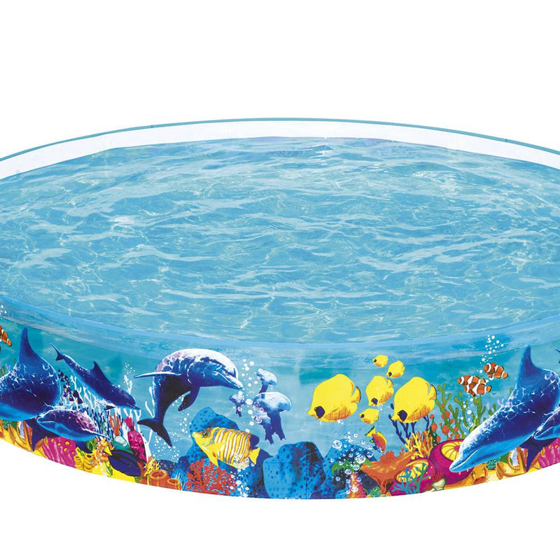 Bostin Life Bestway Swimming Pool Fun Odyssey Above Ground Kids Play Inflatable Round Pools