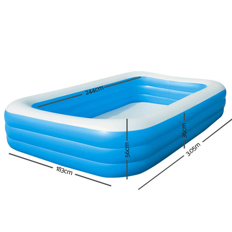Bostin Life Bestway Inflatable Kids Above Ground Swimming Pool Dropshipzone