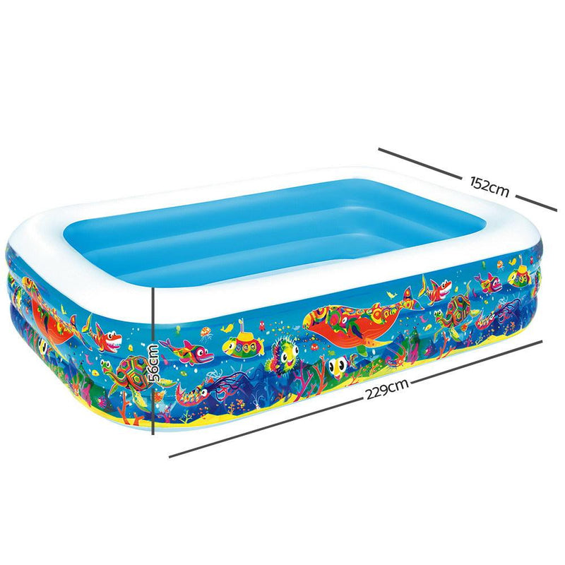 Bostin Life Bestway Inflatable Kids Above Ground Swimming Pool Dropshipzone