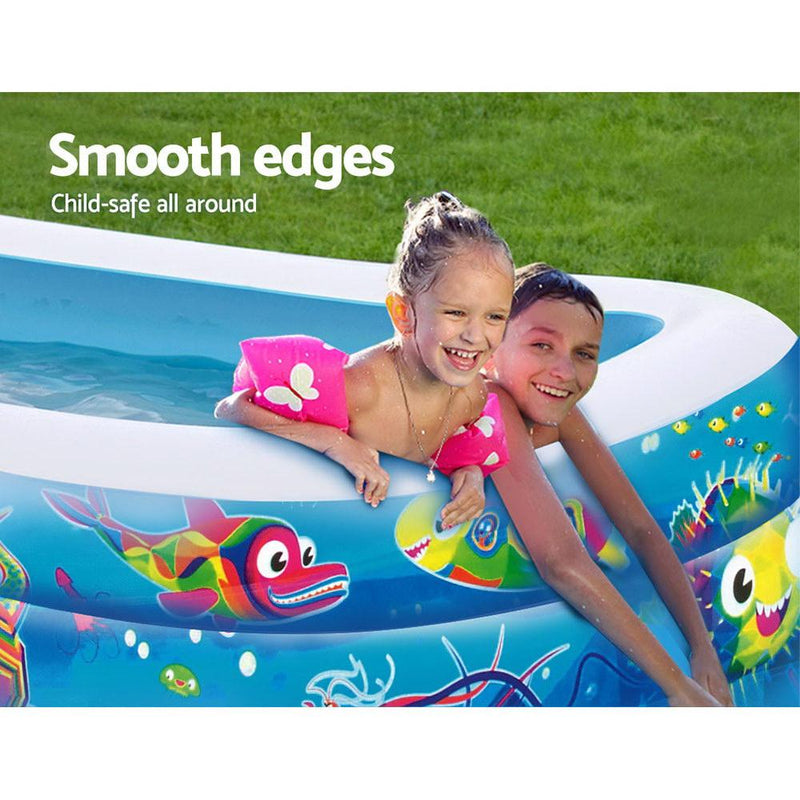 Bostin Life Bestway Inflatable Kids Above Ground Swimming Pool Dropshipzone