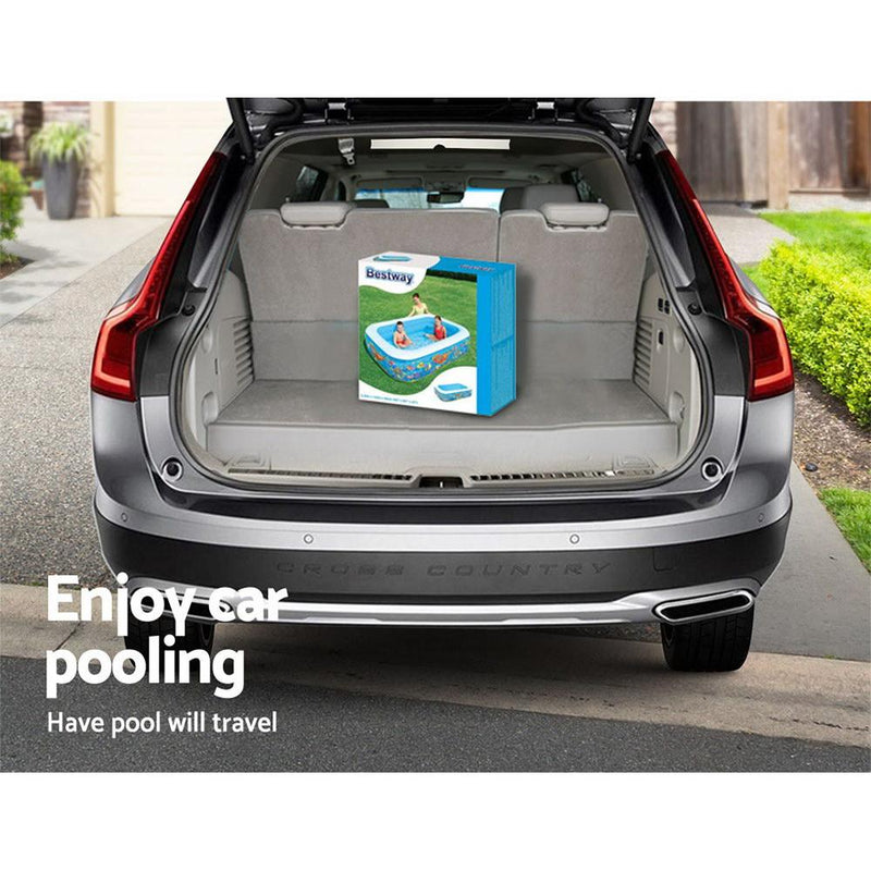 Bostin Life Bestway Inflatable Kids Above Ground Swimming Pool Dropshipzone