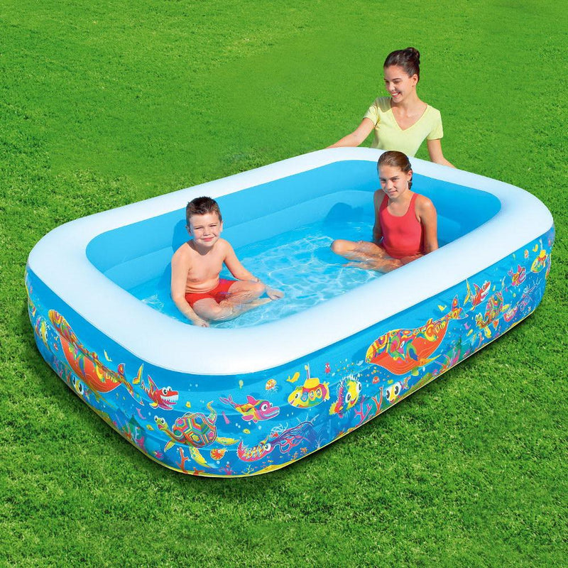 Bostin Life Bestway Inflatable Kids Above Ground Swimming Pool Dropshipzone