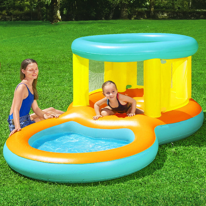 Inflatable 2 in 1 Play Kids Bouncer Jumping Castle Pool