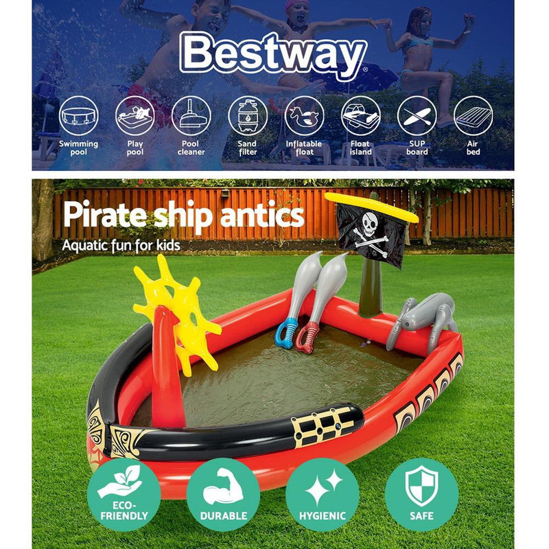 Bostin Life Bestway Inflatable Kidspirate Pool Play Pools Fantastic Children Splash Dropshipzone
