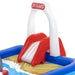 Bostin Life Swimming Pool Above Ground Kids Play Pools Lifeguard Slide Inflatable Dropshipzone