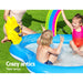 Bostin Life Bestway Swimming Pool Rainbow Slide Play Above Ground Kids Inflatable Pools Dropshipzone
