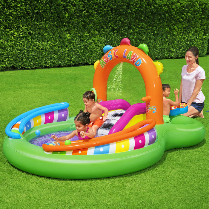 Above Ground Inflatable Kids Sing and Splash Toy Game Swimming Pool