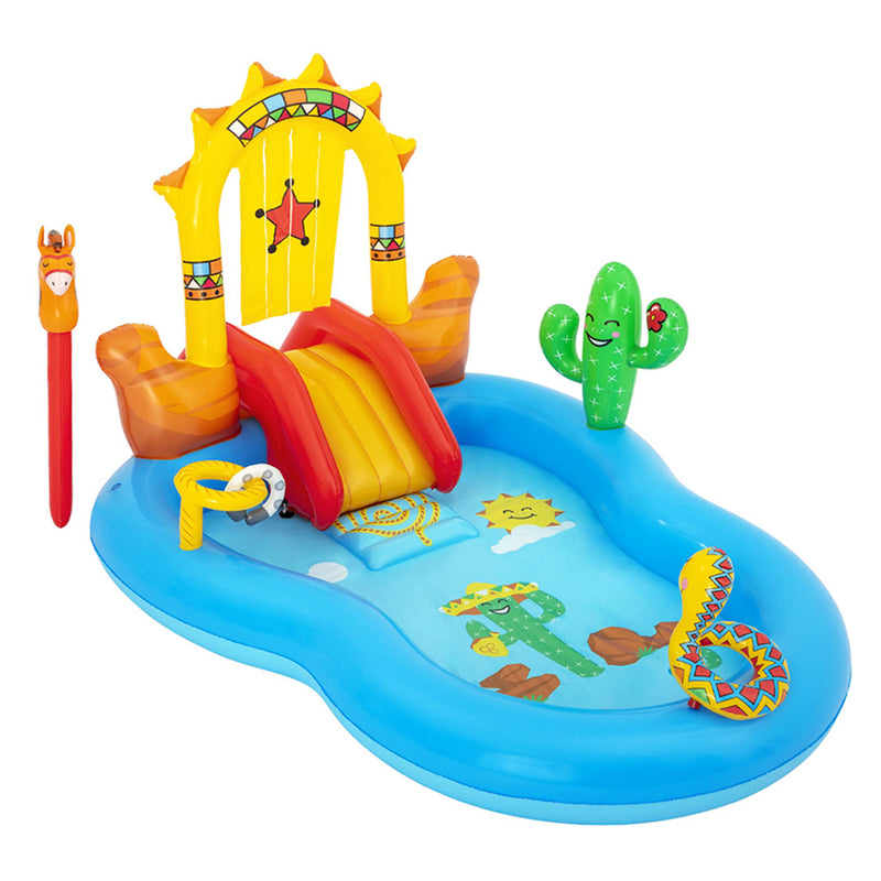 Above Ground Inflatable Kids Wild West Toy Game Swimming Pool
