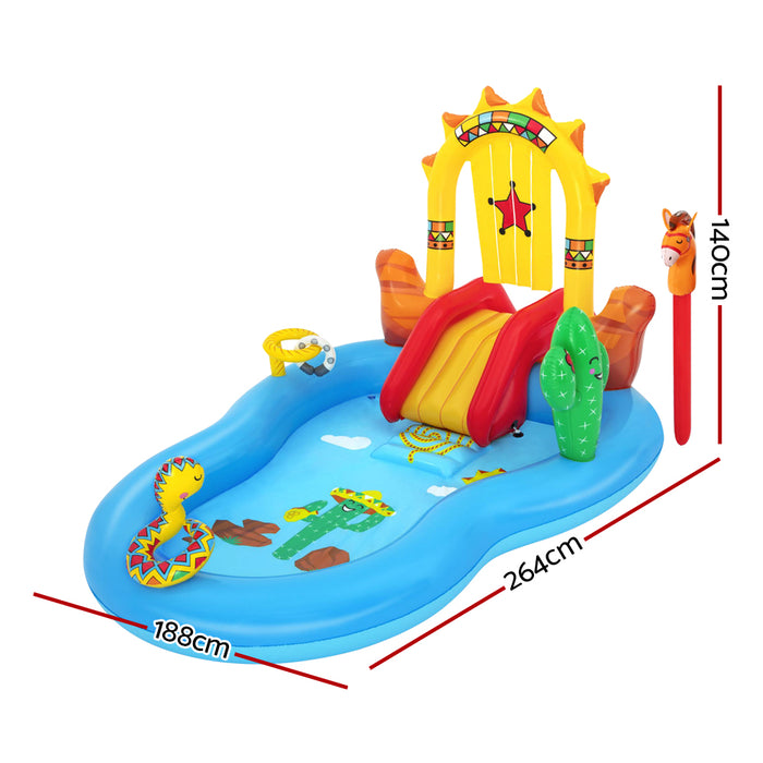 Above Ground Inflatable Kids Wild West Toy Game Swimming Pool