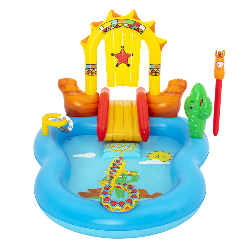 Above Ground Inflatable Kids Wild West Toy Game Swimming Pool