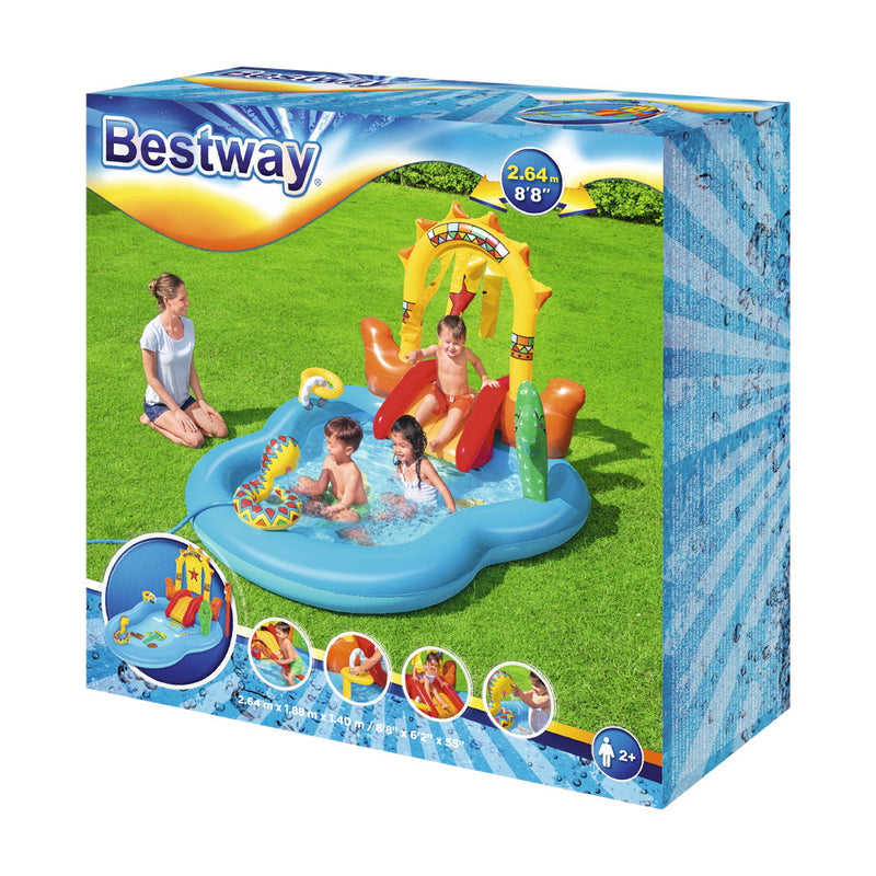 Above Ground Inflatable Kids Wild West Toy Game Swimming Pool