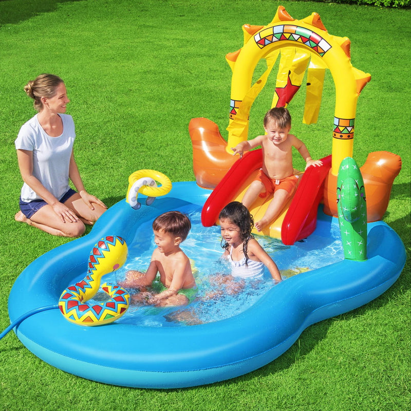 Above Ground Inflatable Kids Wild West Toy Game Swimming Pool