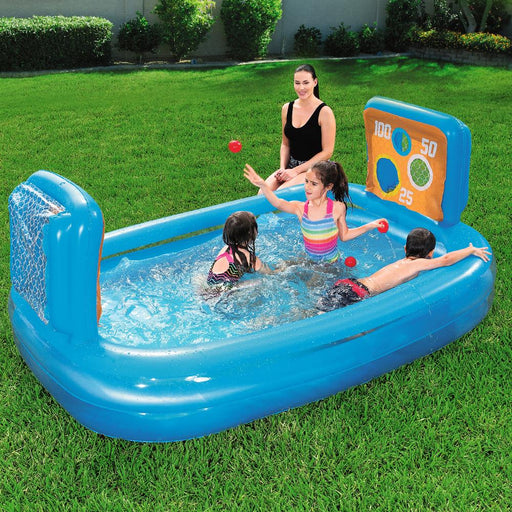 Bostin Life Bestway Inflatable Kids Pool Skill Shot Swimming Paddling Ball Pit Game Toy Dropshipzone