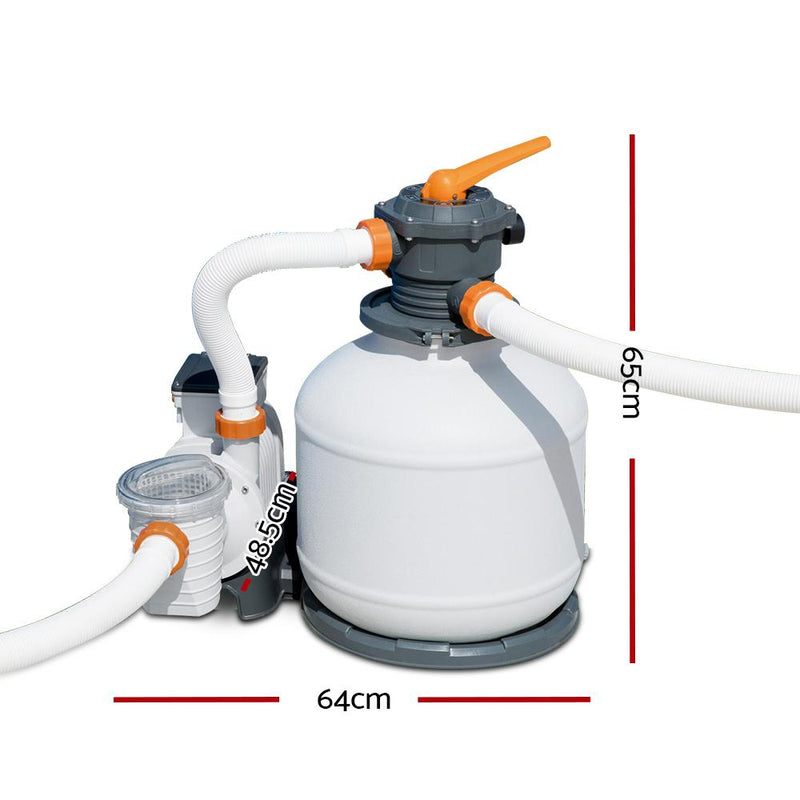 Bestway Sand Filter Above Ground Swimming Pool 3000Gph Pools Cleaning Pump Dropshipzone