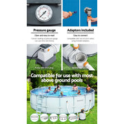Bestway Sand Filter Above Ground Swimming Pool 3000Gph Pools Cleaning Pump Dropshipzone