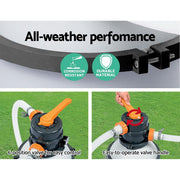 Bostin Life 530Gph Flowclear Sand Filter Swimming Above Ground Pool Cleaning Pump Dropshipzone