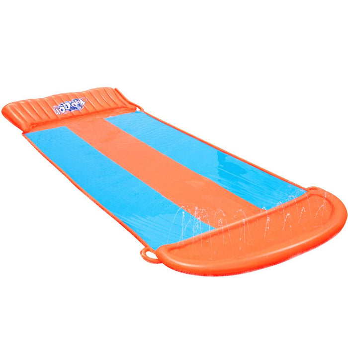 Bostin Life Bestway Triple Water Slip And Slide Kids Inflatable Splash Toy Outdoor 5.49M