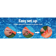 Bostin Life Bestway Triple Water Slip And Slide Kids Inflatable Splash Toy Outdoor 5.49M