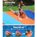 Bostin Life Bestway Water Slip And Slide Kids Inflatable Splash Toy Quadruple 4.88M Dropshipzone