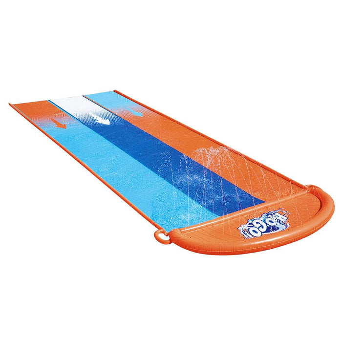 Bostin Life Bestway Water Slip And Slide Kids Inflatable Splash Toy Outdoor Triple 4.88M