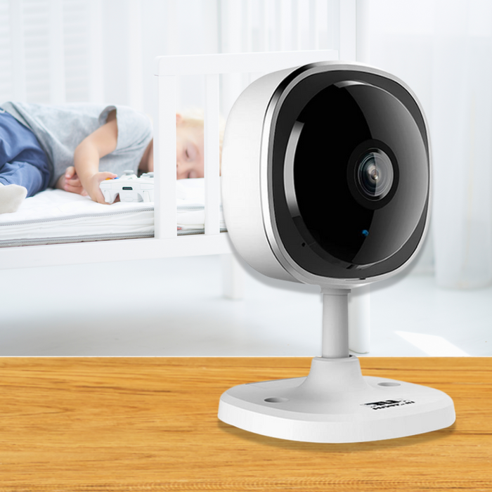 Wireless 1080P Baby Monitor Security Camera White