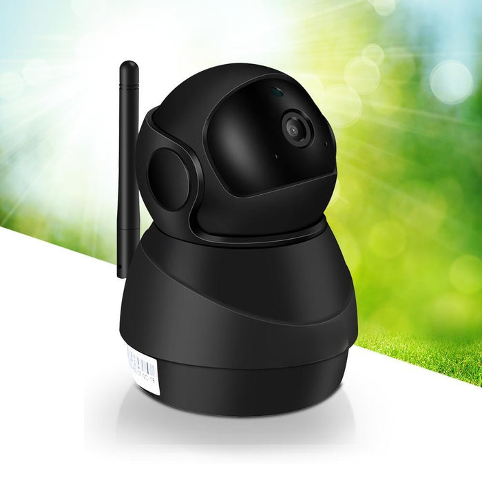 Wireless 1080P IP CCTV Security System Camera Black