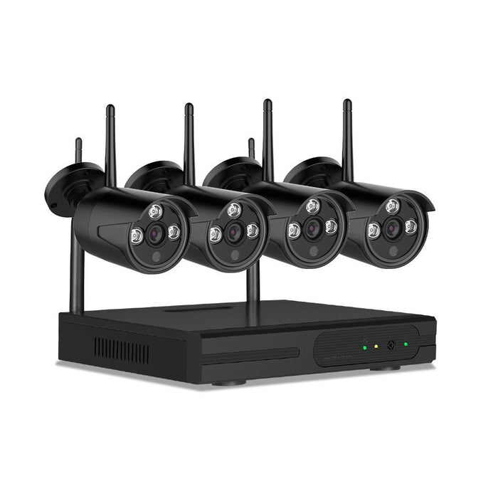 Wireless Security Camera and 1080P 8CH NVR System with 4 Cameras