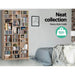 Bostin Life 528 Dvd 1116 Cd Storage Shelf Media Rack Stand Cupboard Book Unit Oak Furniture > Living