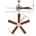 Bostin Life Devanti 52 Ceiling Fan W/light Wall Control 2-Sided Blades Dropshipzone
