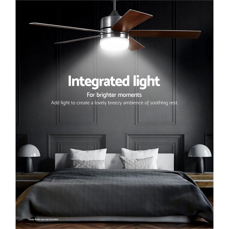 Bostin Life Devanti 52 Ceiling Fan W/light Wall Control 2-Sided Blades Dropshipzone