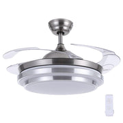 Bostin Life Retractable Blade Modern 42 Ceiling Fan Light With Remote Control Dropshipzone