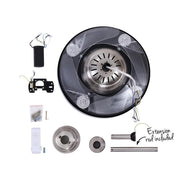 Bostin Life Retractable Blade Modern 42 Ceiling Fan Light With Remote Control Dropshipzone