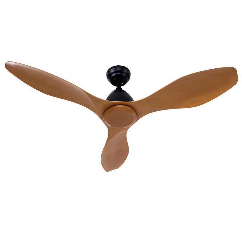 Bostin Life 48 Dc Motor Ceiling Fan With Remote 8H Timer Reverse Mode 5 Speeds Natural Dropshipzone