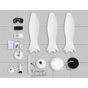 Bostin Life Devanti 52 Ceiling Fan With Light Remote Dc Motor 3 Blades 1300Mm Dropshipzone