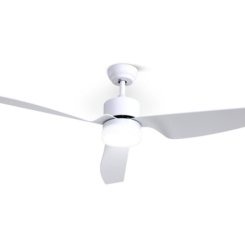 Bostin Life Devanti 52 Ceiling Fan With Led Light Dc Motor Remote Control 1300Mm White Dropshipzone