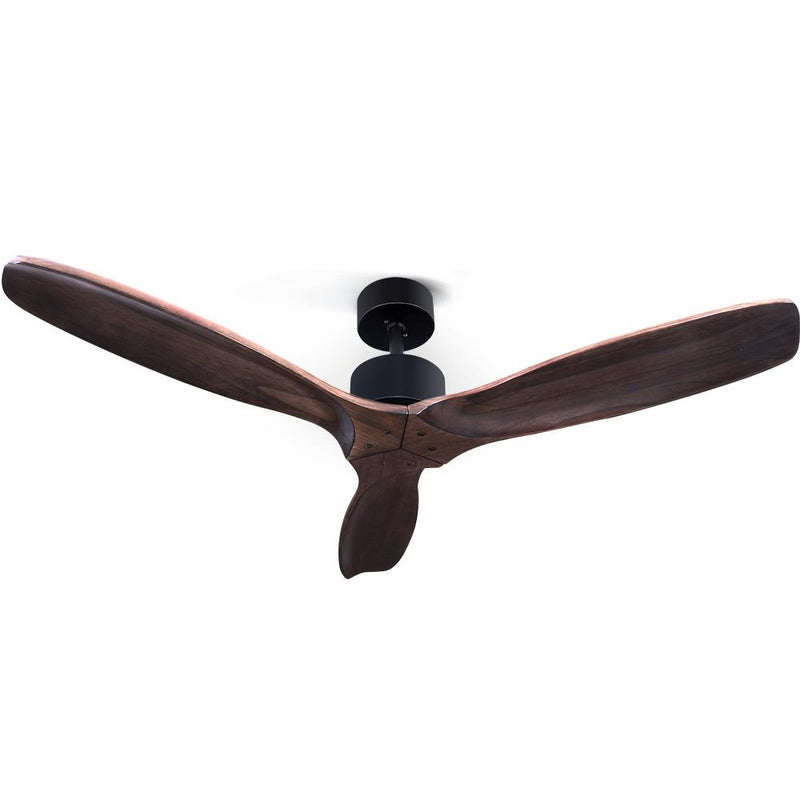 Bostin Life Devanti 52 Ceiling Fan With Remote Control Fans 3 Wooden Blades Timer 1300Mm