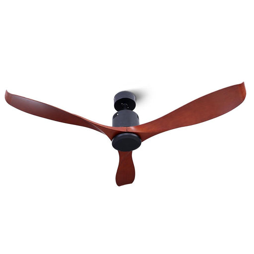 Bostin Life 56 Dc Motor Ceiling Fan With Remote 8H Timer Reverse Mode 5 Speeds Wooden Dropshipzone