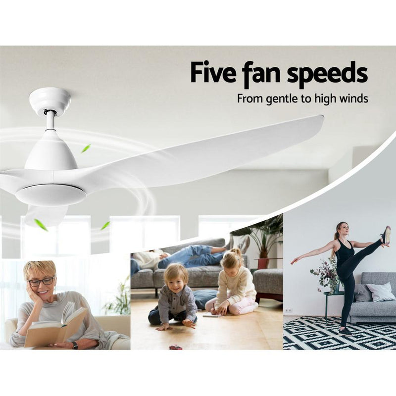 Bostin Life Devanti 64 Dc Motor Ceiling Fan With Light Led Remote Control Fans 3 Blades Dropshipzone