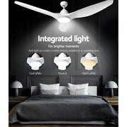 Bostin Life Devanti 64 Dc Motor Ceiling Fan With Light Led Remote Control Fans 3 Blades Dropshipzone