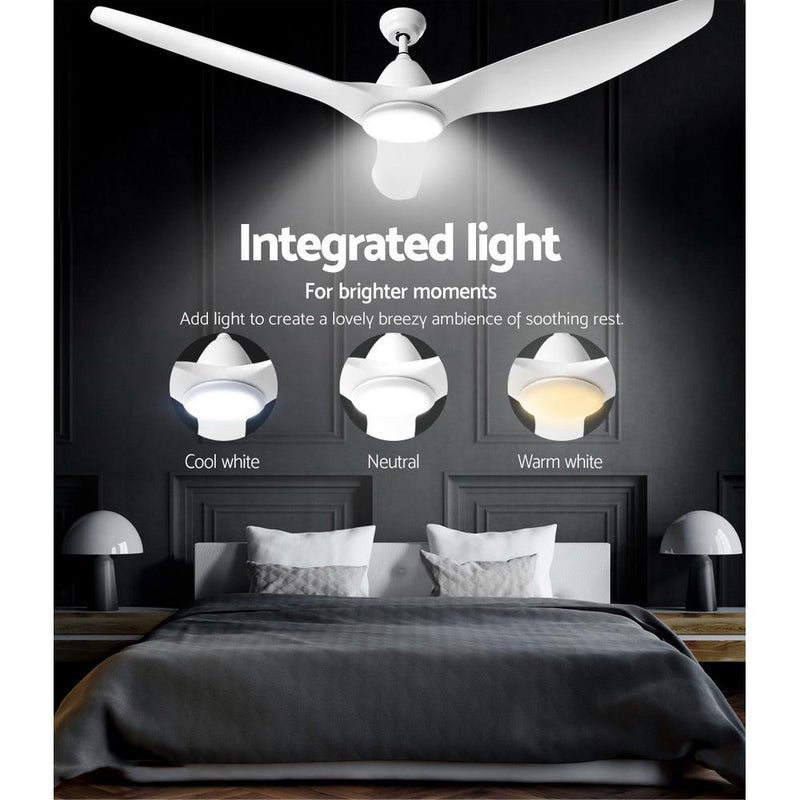 Bostin Life Devanti 64 Dc Motor Ceiling Fan With Light Led Remote Control Fans 3 Blades Dropshipzone