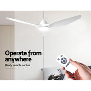 Bostin Life Devanti 64 Dc Motor Ceiling Fan With Light Led Remote Control Fans 3 Blades Dropshipzone