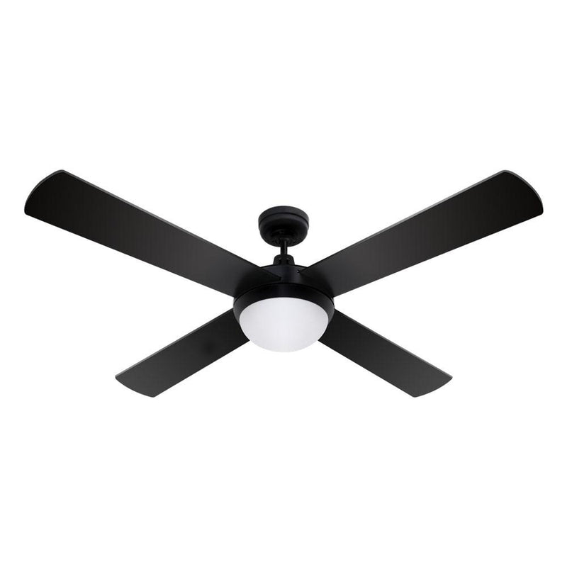 Bostin Life Devanti 52 Ceiling Fan With Light - Black Dropshipzone