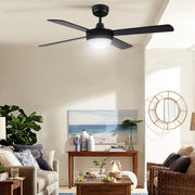 Bostin Life Devanti 52 Ceiling Fan With Light - Black Dropshipzone