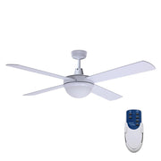 Devanti 52 Ceiling Fan With Light - White Dropshipzone