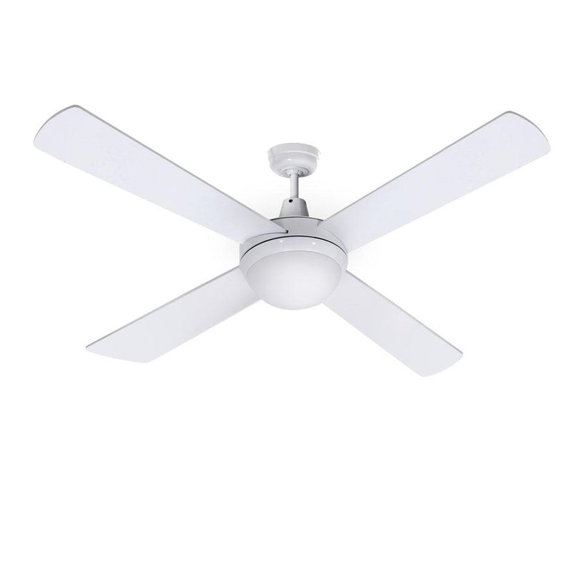Devanti 52 Ceiling Fan With Light - White Dropshipzone
