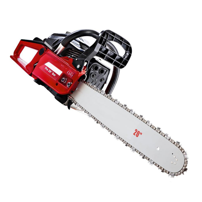Petrol Powered 52CC Commercial Chainsaw Black