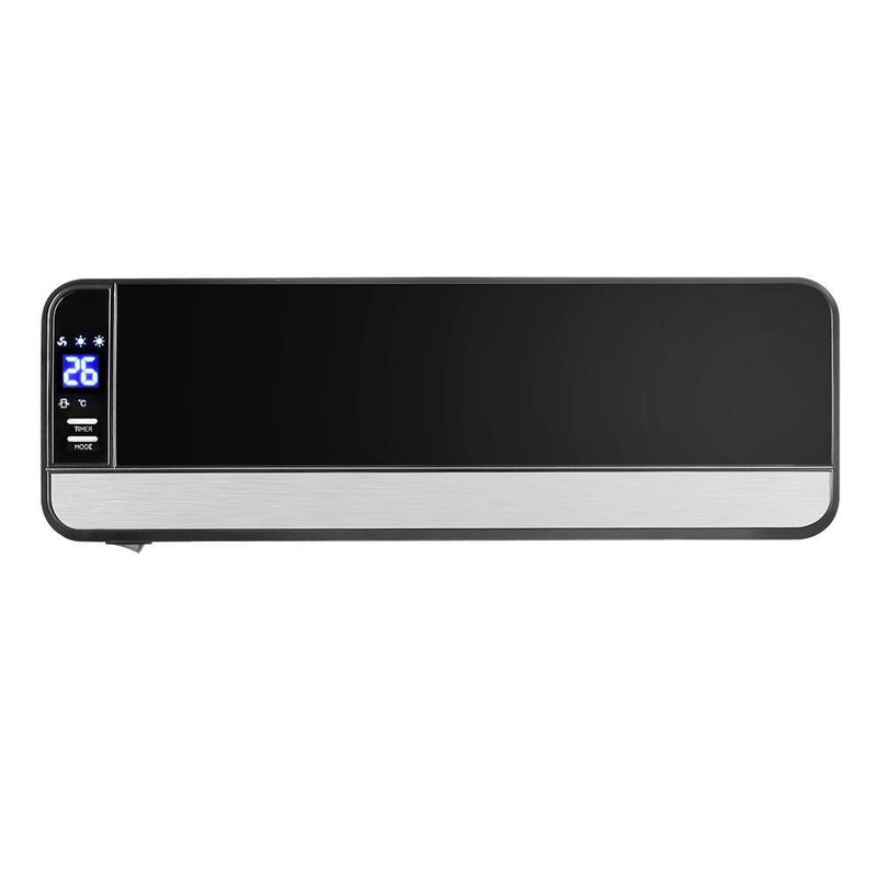 Wall Mounted 2000W Panel Heater - Black