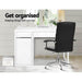 Bostin Life Metal Desk With Storage Cabinets - White Dropshipzone